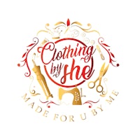 the logo for clothing by she made for me